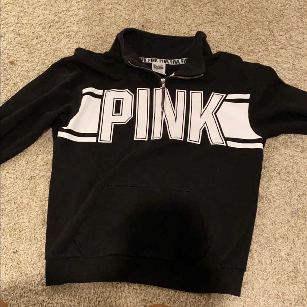 PINK Victoria Secret turtle neck zip up